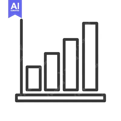 Aset premium populer: Ascending Bar Graph Icon: Business Growth and Financial Success Symbol