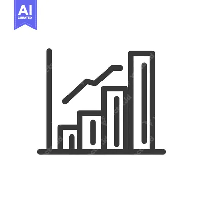 Popular premium asset: Ascending Graph Icon: Business Growth and Financial Success Illustrati