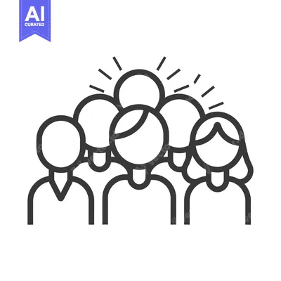 Aset premium populer: Group of People with Shining Ideas Above Them