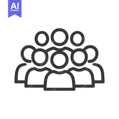 Aset premium populer: Group of People Icon: Teamwork, Community, and Collaboration Symbol