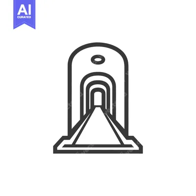 Aset premium populer: Minimalist Tunnel Vision: Geometric Perspective in Black and White Lin