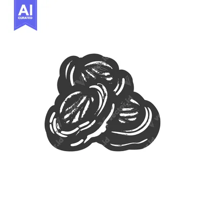Aset premium populer: Hand-Drawn Black and White Illustration of Three Round Objects