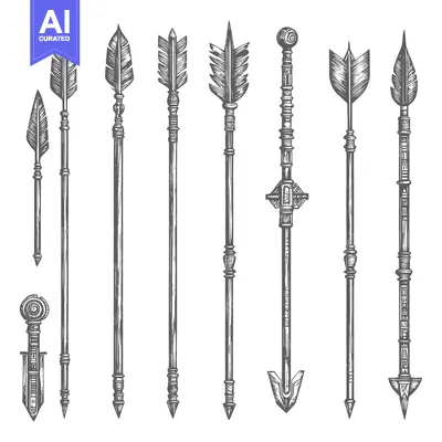Popular premium asset: Hand-Drawn Collection of Ornate Arrows
