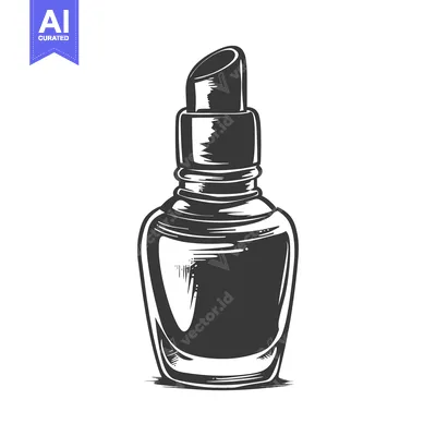 Popular premium asset: Hand-drawn illustration of a glass bottle with a lid, a simple design