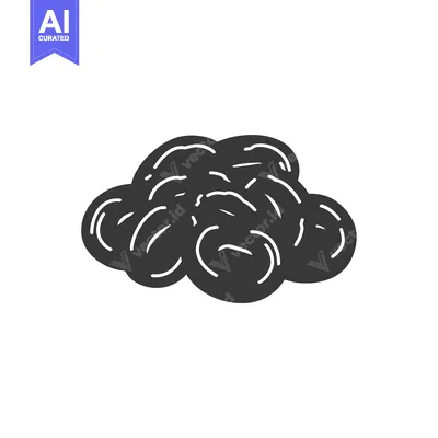 Aset desain premium: Hand-Drawn Illustration of a Pile of Round Objects