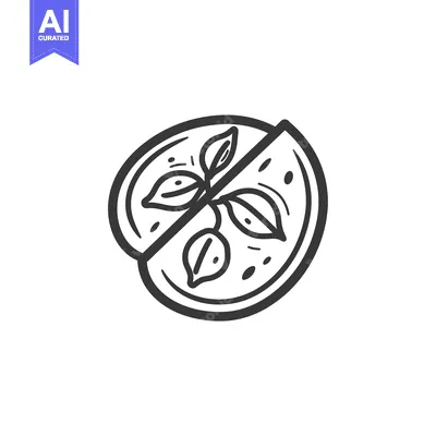 Aset premium populer: Hand Drawn Illustration of a Split Tomato with Leaves