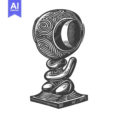 Popular premium asset: Hand-drawn illustration of a vintage webcam with intricate details