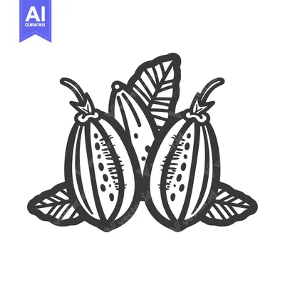 Aset premium populer: Hand-drawn Illustration of Cardamom Pods with Leaves