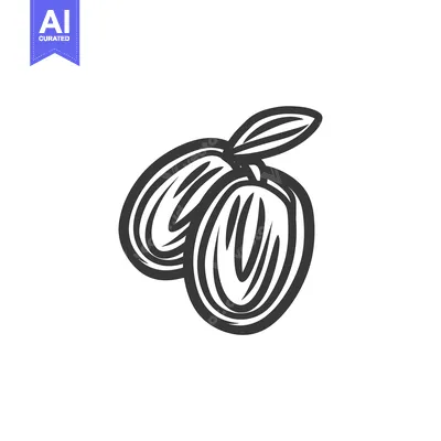Aset premium populer: Hand-drawn Illustration of Two Dates with a Stem