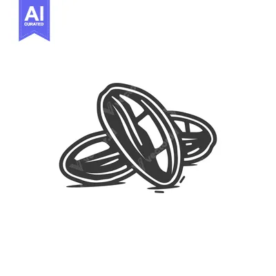 Aset premium populer: Hand-drawn Illustration of Two Whole Dates