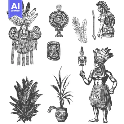 Popular premium asset: Hand-Drawn Illustrations of Ancient Mayan Culture Elements