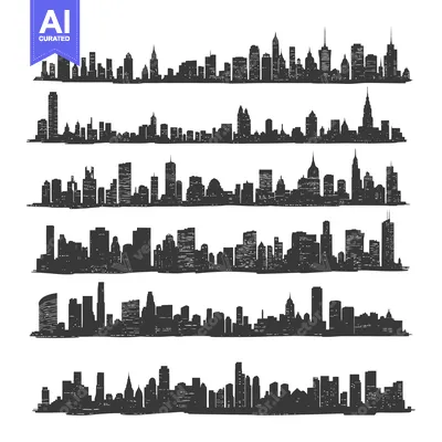Popular premium asset: Hand-drawn Silhouettes of City Skylines