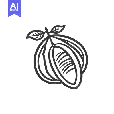 Popular premium asset: Hand-Drawn Sketch of a Guava with Leaves