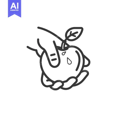 Popular premium asset: Hand Holding a Juicy Apple with a Leaf