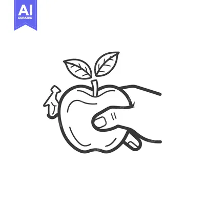 Popular premium asset: Hand Holding an Apple with a Leaf Stem