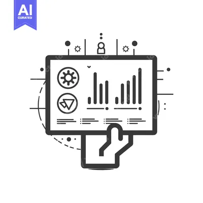 Hand Holding a Tablet with Data and Graph Visualization