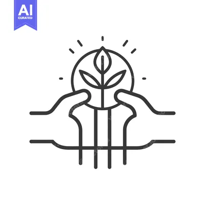 Aset premium populer: Hands Protecting a Growing Plant with Sunlight Above