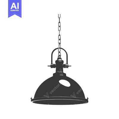Hanging Industrial Pendant Lamp with Chain