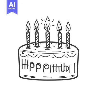 Popular premium asset: A decorated cake with lit candles ready for a celebration