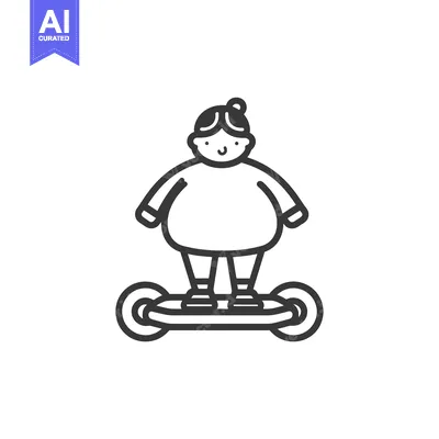 Aset premium populer: Happy Person Riding a Self-Balancing Electric Scooter