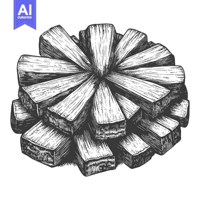 Popular premium asset: Stacked Wooden Blocks Arranged in a Circular Pattern