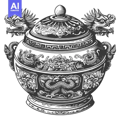 Popular premium asset: Ornate Dragon Decorated Asian Style Incense Burner