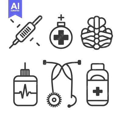 Popular premium asset: Medical treatment and health related elements are illustrated in this