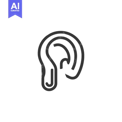 Popular premium asset: Minimalist Ear Icon: Bold Outline, Anatomical Detail, Hearing Concept