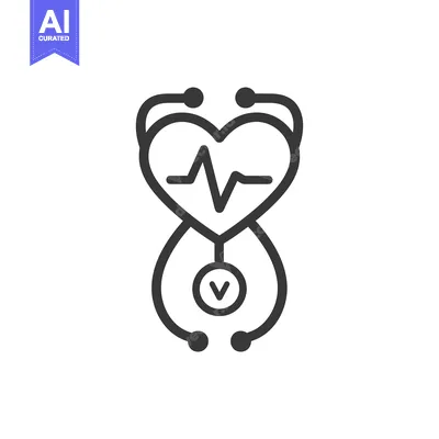 Popular premium asset: Heartbeat inside a stethoscope with a checkmark