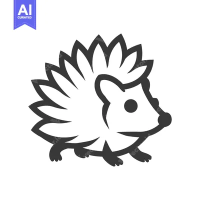 Popular premium asset: A simple graphic illustration depicts a spiky hedgehog with small legs