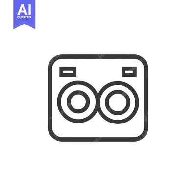 Premium design asset: Minimalist Washing Machine Icon: Clean Laundry Symbol in Black and Whi