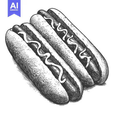 Delicious Hot Dogs with Mustard Ready to Eat