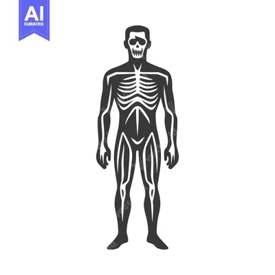 Popular premium asset: Human Figure with Skeleton and Muscle Outline