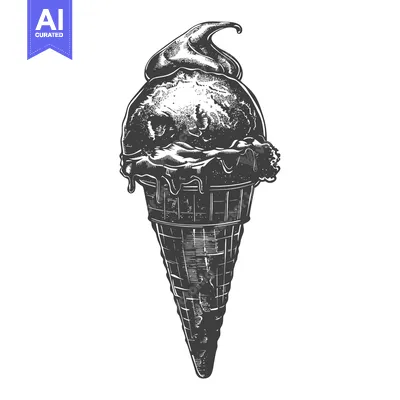 Delicious Ice Cream Cone A Sweet Summer Treat