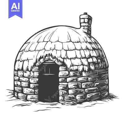 Popular premium asset: Stone Igloo with Thatched Roof and Chimney