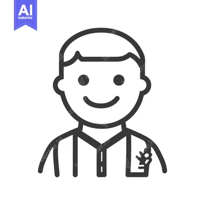Aset premium populer: A Smiling Male Person With Buttoned Shirt and Flower Detail