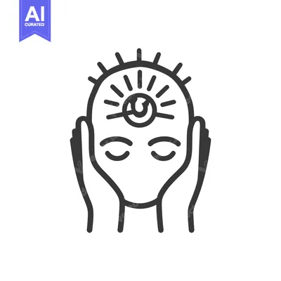 Popular premium asset: Human head with an illuminated eye symbol surrounded by hands