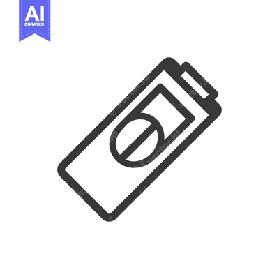 Aset premium populer: Minimalist USB Drive Icon with Rounded Edges and Circle Detail