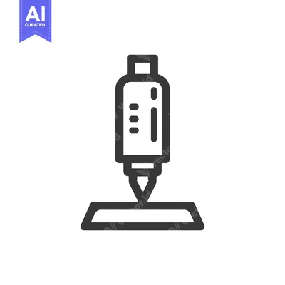 Aset desain premium: 3D Printer Head Icon: Modern Technology, Precision Manufacturing, and