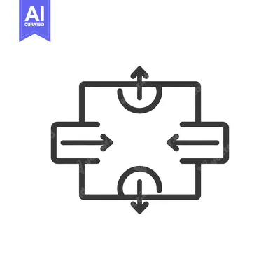 Aset premium populer: Square with Arrows: Expansion, Contraction, and Rotation Icon