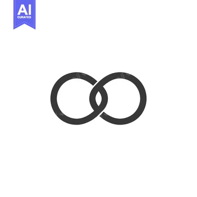 Aset premium populer: Interlocking Circular Design, Symbolizing Connection and Unity