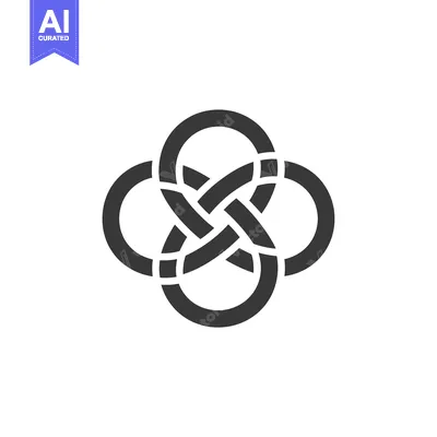 Popular premium asset: Interlocking Circular Design with Four Overlapping Loops