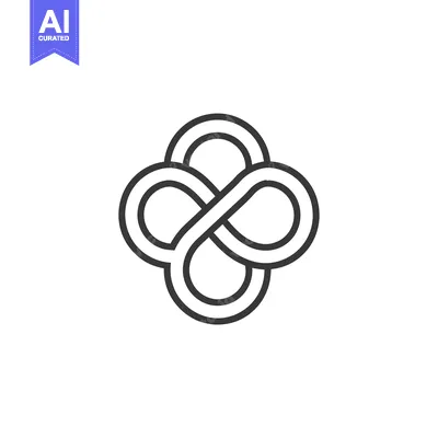 Aset premium populer: Interlocking Infinity Symbol with Four Loops