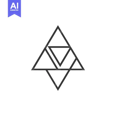 Popular premium asset: Interlocking Triangles Abstract Design
