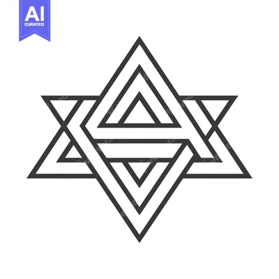 Popular premium asset: Interlocking Triangles Forming a Six-Pointed Star