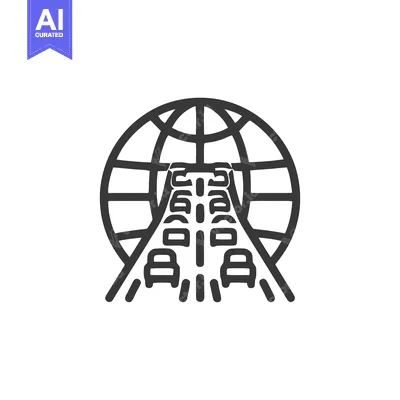 Premium design asset: Global Highway: Cars on Road Encircling the Earth, Transportation Icon