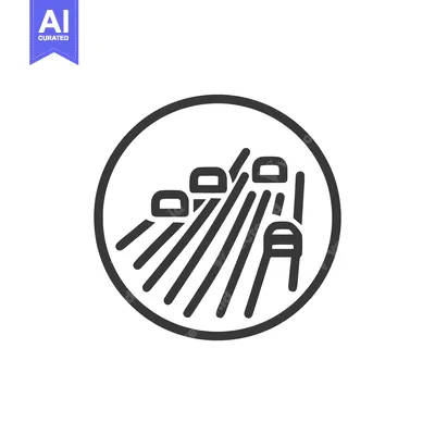 Aset premium populer: Minimalist Icon of Cars Driving on a Road in a Circle Frame