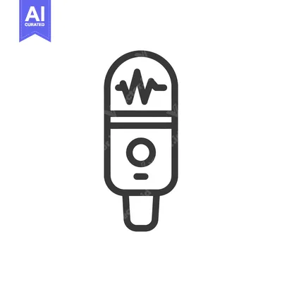 Aset premium populer: Heartbeat Monitor Icon: Medical Device with Pulse Waveform Display