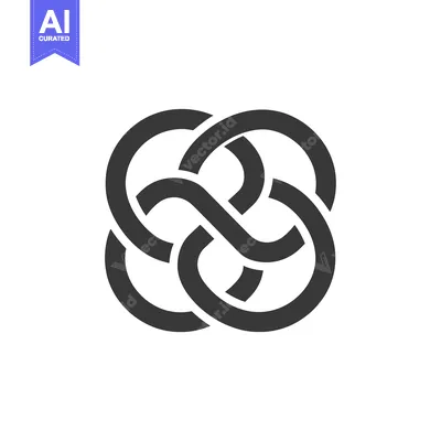 Popular premium asset: Intertwined Circular Shapes Abstract Design