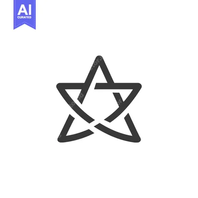 Popular premium asset: Intertwined Lines Forming a Star Shape